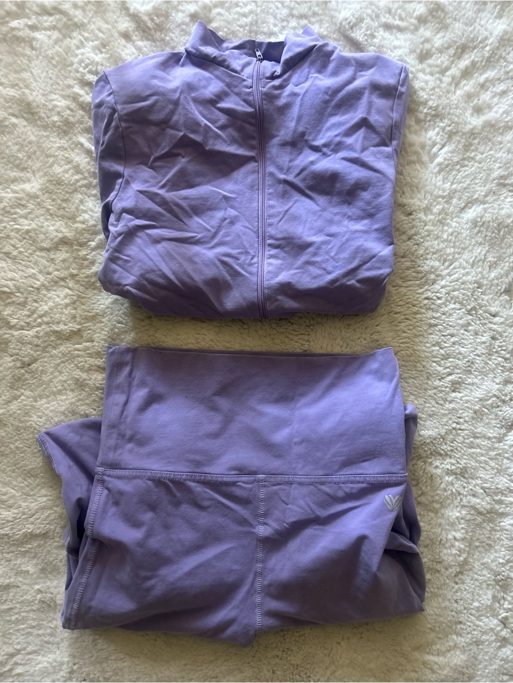 Urban Outfitters Lavender Wide-Leg Jumpsuit Set